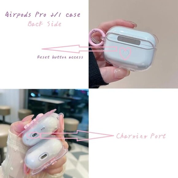 Bow Pink AirPods Pro2 Case - Picture 6 of 7